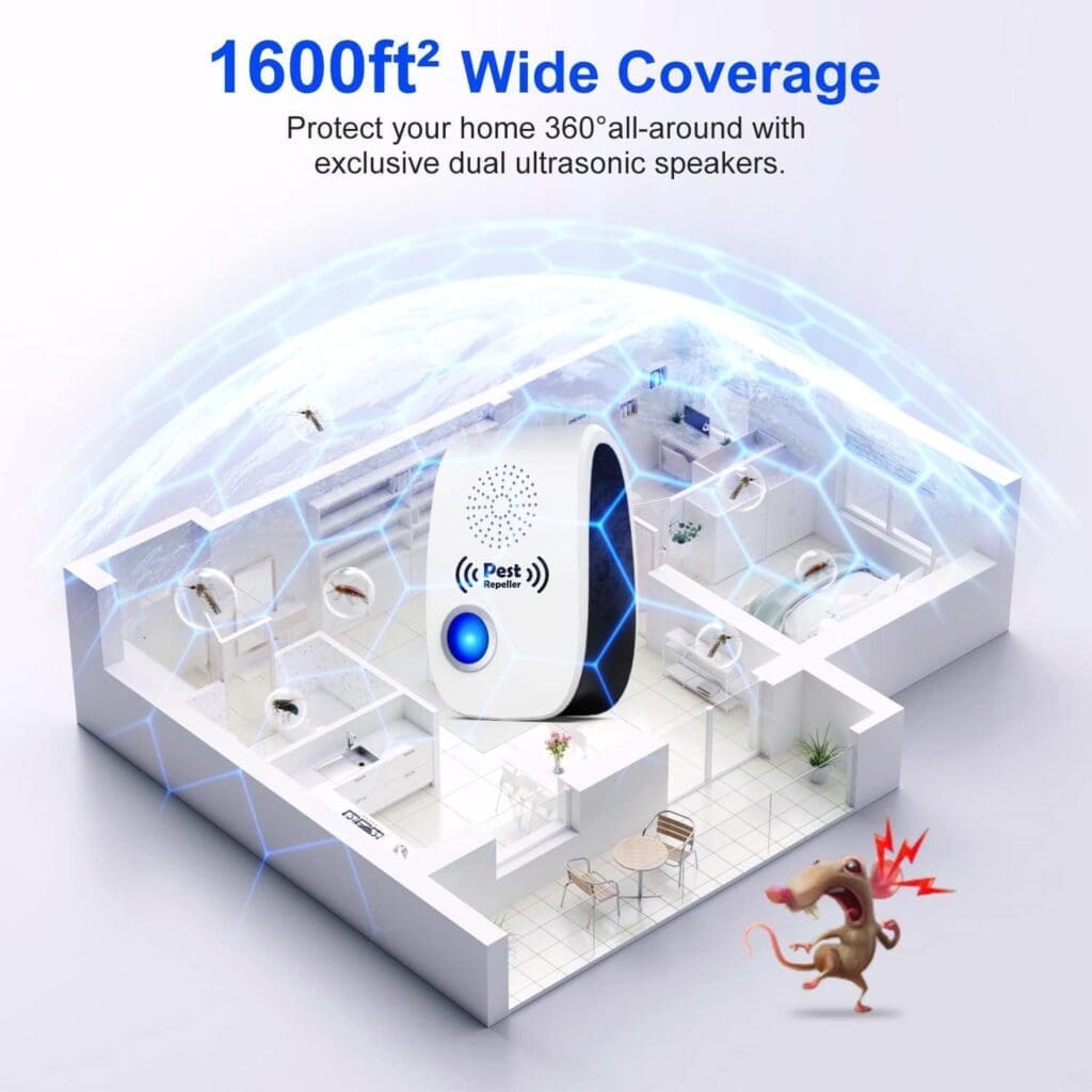 2023 Upgraded Ultrasonic Pest Repeller, Indoor Pest Repellent 8 Packs, Electronic Plug in Pest Control for Roach, Ant, Rodent, Mouse, Bugs, Mosquito, Spider Repellent for House, Garage, Warehouse 2023 Upgraded Ultrasonic Pest Repeller, Indoor Pest Repellent 8 Packs, Electronic Plug in Pest Control for Roach, Ant, Rodent, Mouse, Bugs, Mosquito, Spider Repellent for House, Garage, Warehouse