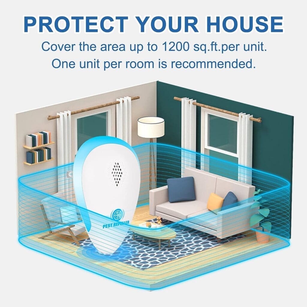 Avantaway 2023 Ultrasonic Pest Repeller,Indoor Pest Repellent for Mosquito,Mouse,Insect,Roach,Cockroach, Mice,Bug,Electronic Plug in Pest Control for House,Garage, Warehouse, Office, Hotel (6 Packs) Avantaway 2023 Ultrasonic Pest Repeller,Indoor Pest Repellent for Mosquito,Mouse,Insect,Roach,Cockroach, Mice,Bug,Electronic Plug in Pest Control for House,Garage, Warehouse, Office, Hotel (6 Packs)
