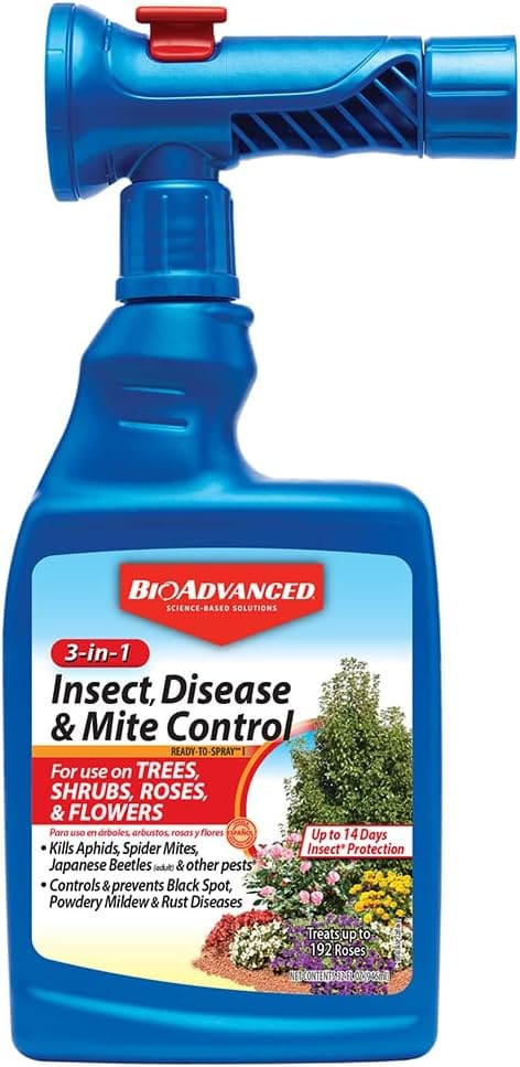 BioAdvanced 3-in-1 Insect Disease and Mite Control I, Ready-to-Spray, 32 oz, (Packaging may vary) BioAdvanced 3-in-1 Insect Disease and Mite Control I, Ready-to-Spray, 32 oz, (Packaging may vary)