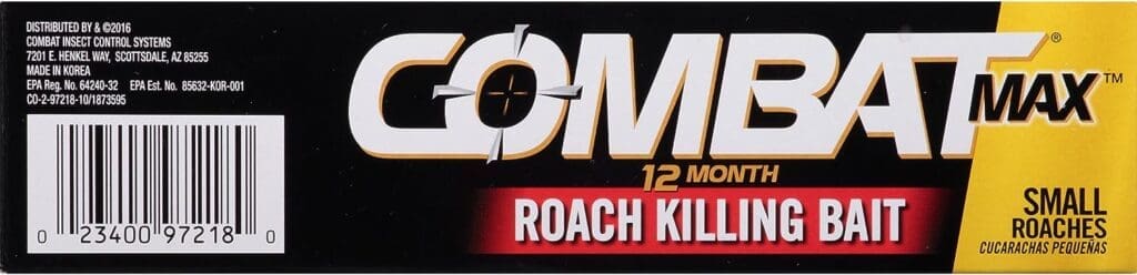Combat Max 12 Month Roach Killing Bait, Small Roach Bait Station, Child-Resistant, 18 Count Combat Max 12 Month Roach Killing Bait, Small Roach Bait Station, Child-Resistant, 18 Count