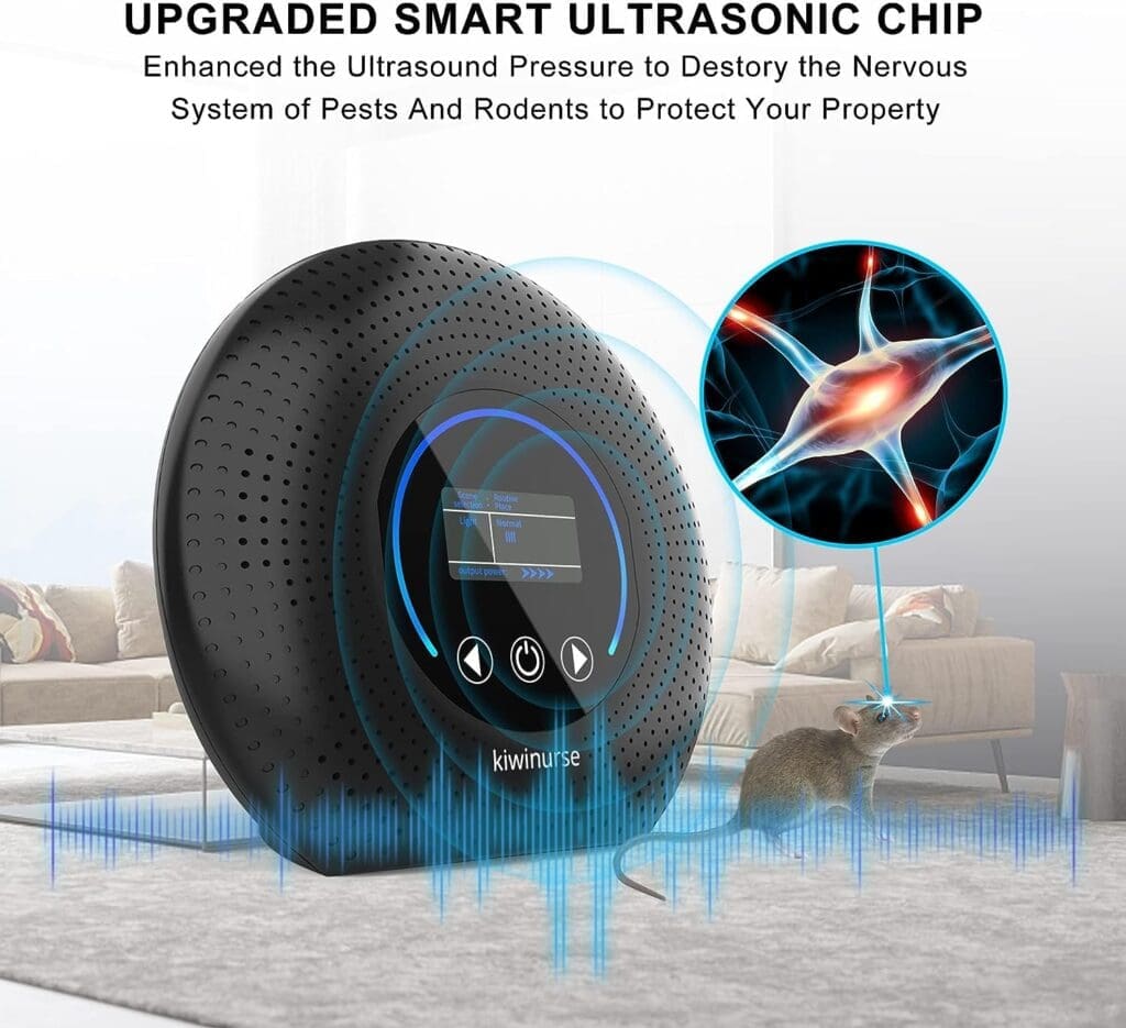 Kiwinurse Ultrasonic Pest Repellent Indoor Squirrel Repeller for Rat,Rodent,Mouse, Bugs, Mosquito, Mice, Spider, Plug-in Deterrent Pest Control for Home, Office, Warehouse, Hotel Kiwinurse Ultrasonic Pest Repellent Indoor Squirrel Repeller for Rat,Rodent,Mouse, Bugs, Mosquito, Mice, Spider, Plug-in Deterrent Pest Control for Home, Office, Warehouse, Hotel