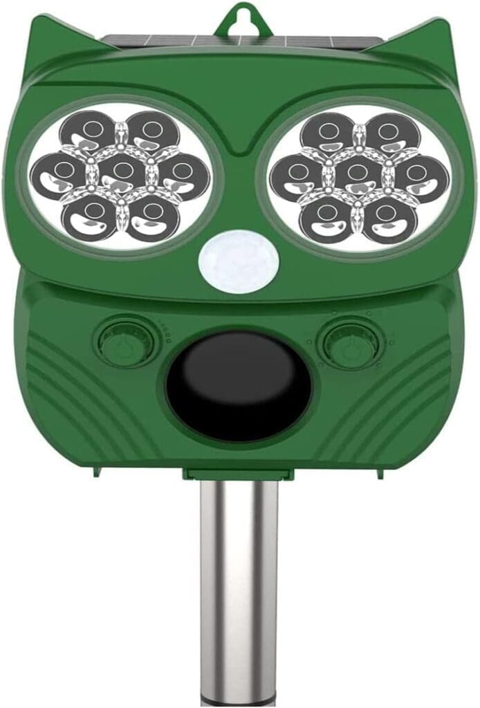 Solar Animal Control Outdoor Home Guard Deterrent to Protect Your Yard from Cats,Dogs, Squirrels, Deer, ​Raccoon, Groundhog