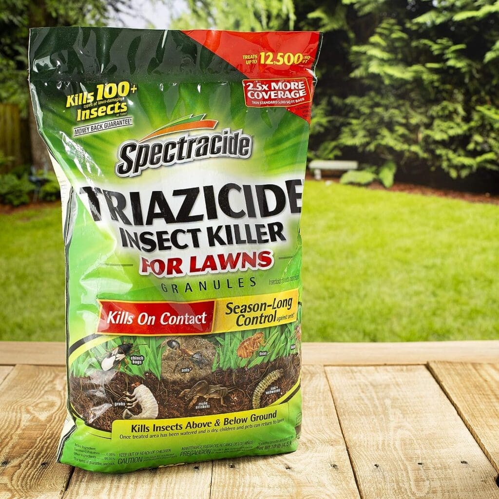 Spectracide Triazicide Insect Killer For Lawns Granules, 10 lb Bag, Kills All Listed Lawn-Damaging Insects