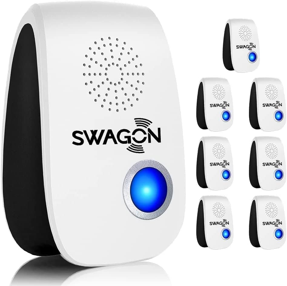 Swagon 2023 Upgraded Ultrasonic Pest Repeller, Pest Repellent 8 Pack, Pest Control Electronic Plug for Insects, Mice Spider, Mosquito Repellent Indoor for Home, Office, Warehouse, Hotel, Garage Swagon 2023 Upgraded Ultrasonic Pest Repeller, Pest Repellent 8 Pack, Pest Control Electronic Plug for Insects, Mice Spider, Mosquito Repellent Indoor for Home, Office, Warehouse, Hotel, Garage