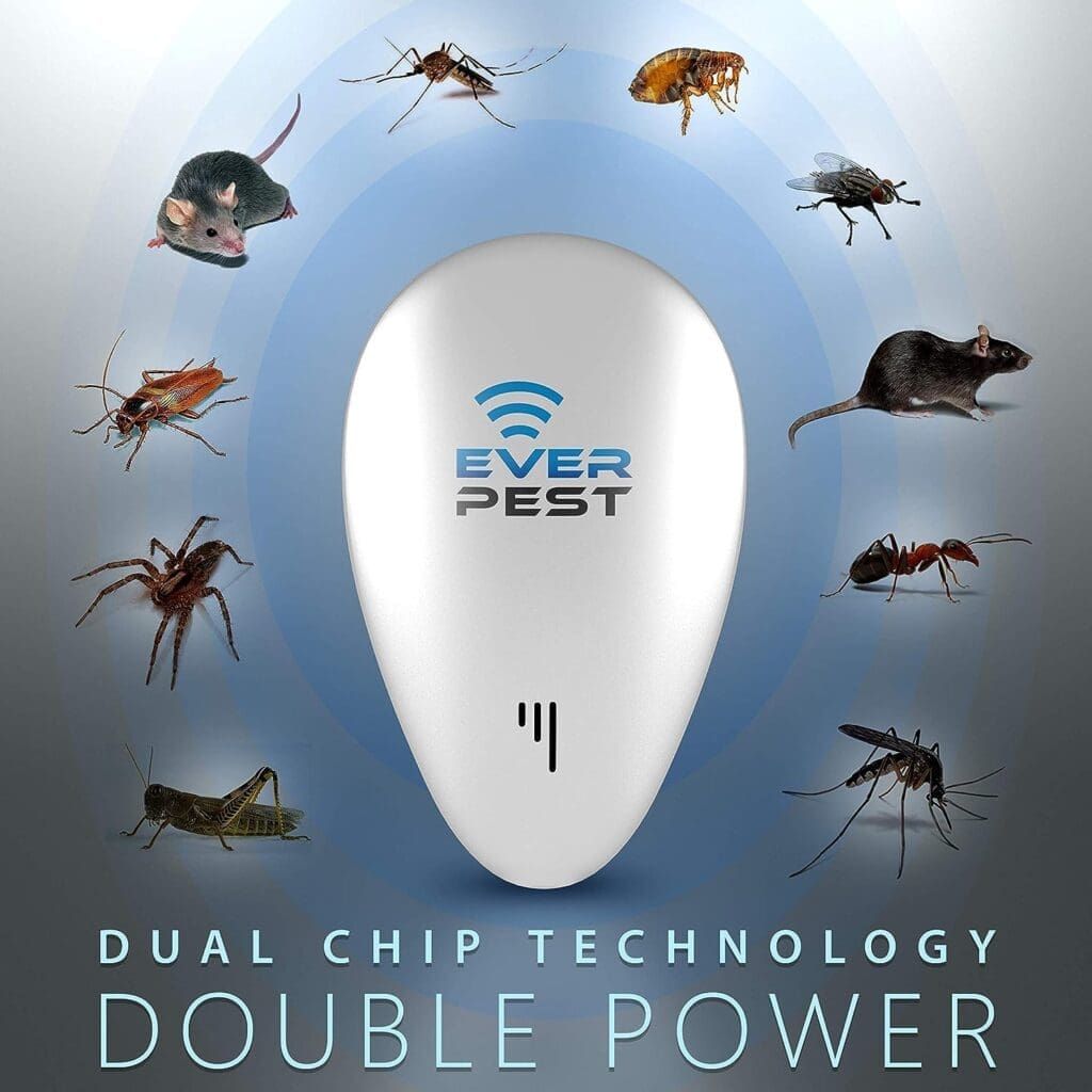 Ultrasonic Pest Control Repeller - Repel Rodents, Ants, Cockroaches Get Rid, Bed Bugs, Mosquitos, Flies, Spiders, Squirrel Bats - Eco-Friendly Safe for Humans - 2 Pack… Ultrasonic Pest Control Repeller - Repel Rodents, Ants, Cockroaches Get Rid, Bed Bugs, Mosquitos, Flies, Spiders, Squirrel Bats - Eco-Friendly Safe for Humans - 2 Pack…