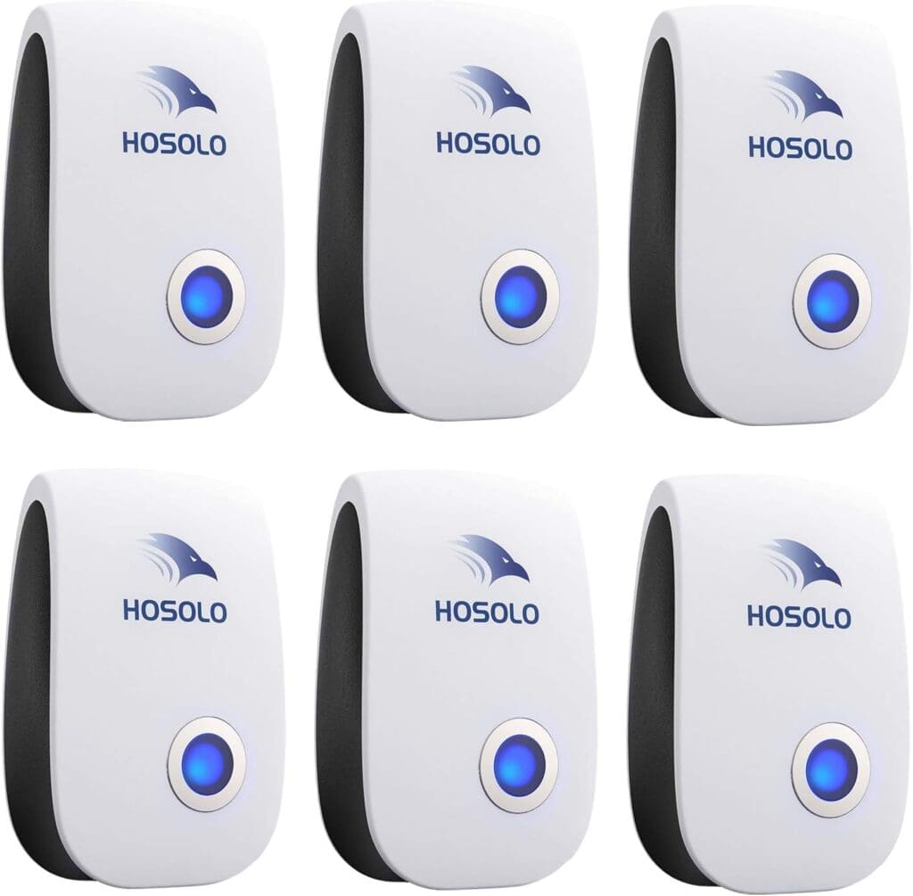 Ultrasonic Pest Repellent 6 Packs, Electronic Indoor Rodent Repellent for Roach, Mouse, Bugs, Mosquito, Mice, Spider, Electronic Plug in Pest Control for House Hotel Office Garage Warehouse Ultrasonic Pest Repellent 6 Packs, Electronic Indoor Rodent Repellent for Roach, Mouse, Bugs, Mosquito, Mice, Spider, Electronic Plug in Pest Control for House Hotel Office Garage Warehouse