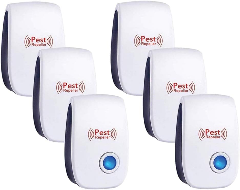 Ultrasonic Pest Repeller 6 Pack – Electronic Repellent for Pest Control – Rodent Repellent Indoor, Ultrasonic Indoor Pest Repellent, Plug-in, for Mosquito, Insect, Mice, Spider, Bug, Ant, Cockroach Ultrasonic Pest Repeller 6 Pack – Electronic Repellent for Pest Control – Rodent Repellent Indoor, Ultrasonic Indoor Pest Repellent, Plug-in, for Mosquito, Insect, Mice, Spider, Bug, Ant, Cockroach