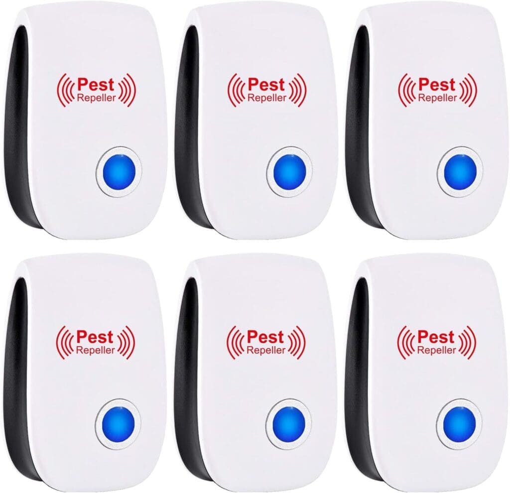 Ultrasonic Pest Repeller 6 Pack Plug in Indoor Ultrasonic Pest Repellent Electronic Pest Control Ultrasonic Repellent for Insect Bug Mice Spiders Mosquitoes Cockroaches Ultrasonic Pest Repeller 6 Pack Plug in Indoor Ultrasonic Pest Repellent Electronic Pest Control Ultrasonic Repellent for Insect Bug Mice Spiders Mosquitoes Cockroaches