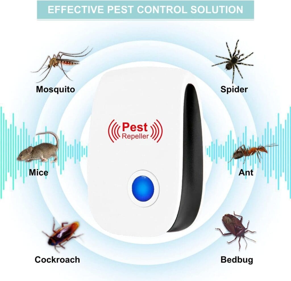 Ultrasonic Pest Repeller 6 Pack Plug in Indoor Ultrasonic Pest Repellent Electronic Pest Control Ultrasonic Repellent for Insect Bug Mice Spiders Mosquitoes Cockroaches Ultrasonic Pest Repeller 6 Pack Plug in Indoor Ultrasonic Pest Repellent Electronic Pest Control Ultrasonic Repellent for Insect Bug Mice Spiders Mosquitoes Cockroaches