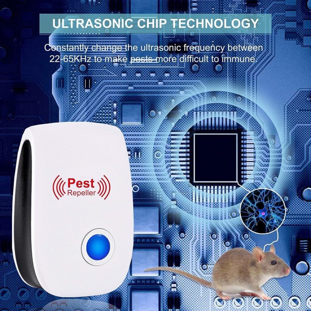 Ultrasonic Pest Repeller 6 Pack Plug in Indoor Ultrasonic Pest Repellent Electronic Pest Control Ultrasonic Repellent for Insect Bug Mice Spiders Mosquitoes Cockroaches Ultrasonic Pest Repeller 6 Pack Plug in Indoor Ultrasonic Pest Repellent Electronic Pest Control Ultrasonic Repellent for Insect Bug Mice Spiders Mosquitoes Cockroaches