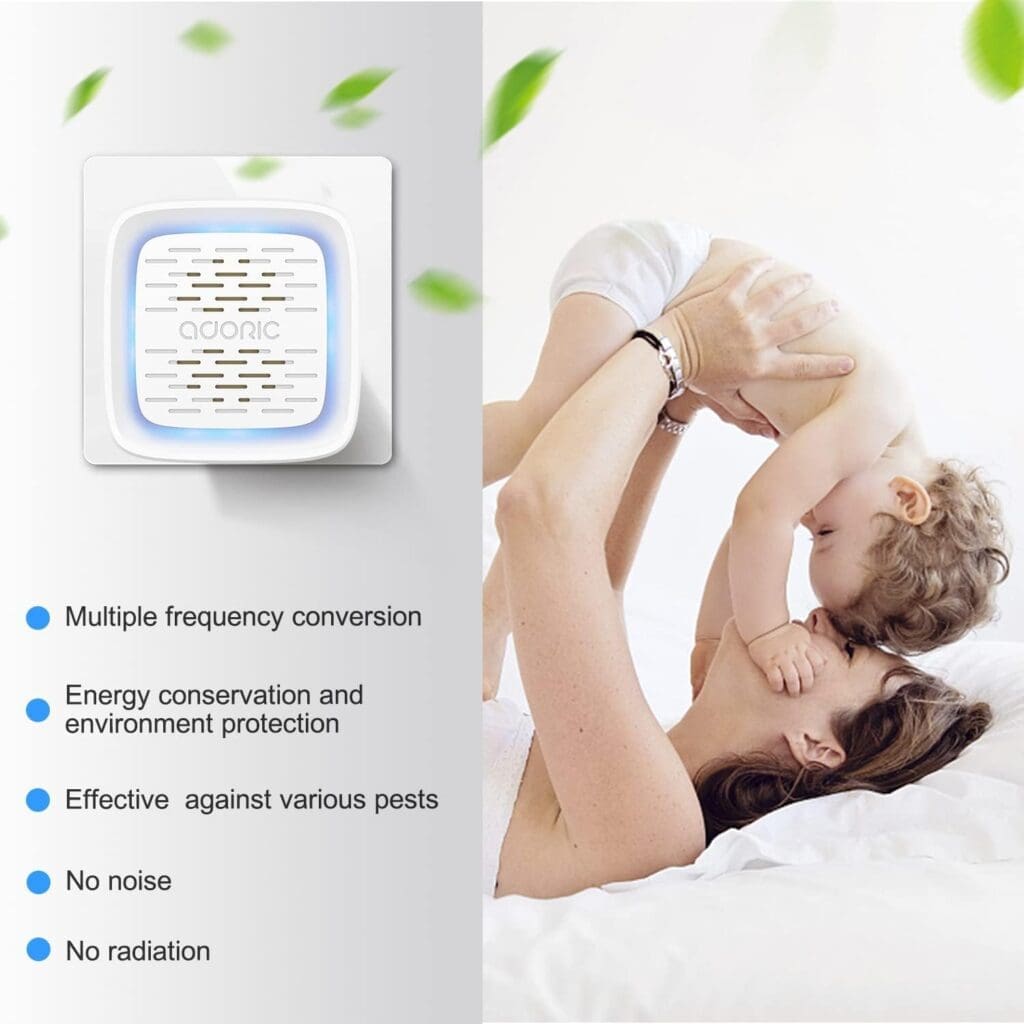 Ultrasonic Pest Repeller-6 Packs,Electronic Bug Repellent Plug in Indoor Pest Control for Insect, Roach, Mice, Spider, Mosquito Repellent for House, Garage, Warehouse, Office Ultrasonic Pest Repeller-6 Packs,Electronic Bug Repellent Plug in Indoor Pest Control for Insect, Roach, Mice, Spider, Mosquito Repellent for House, Garage, Warehouse, Office