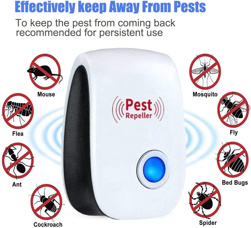 Ultrasonic Pest Repeller 8 Packs Pest Repellent Mosquito Repellent Indoors Mouse Repellent Pest Repellent Ultrasonic Plug in Rodent Repellent Pest Control for Mosquito,Ant,Spider,Cockroach,Mouse Ultrasonic Pest Repeller 8 Packs Pest Repellent Mosquito Repellent Indoors Mouse Repellent Pest Repellent Ultrasonic Plug in Rodent Repellent Pest Control for Mosquito,Ant,Spider,Cockroach,Mouse
