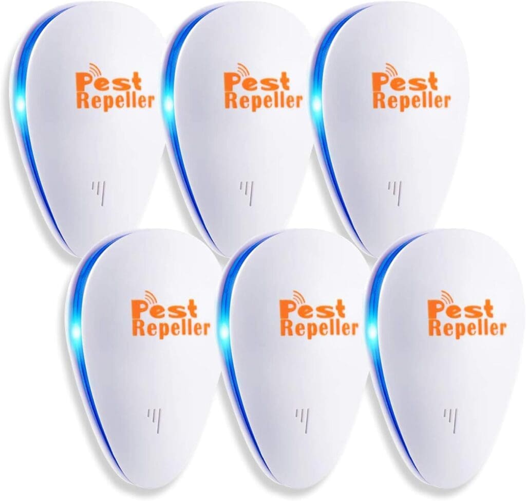 Ultrasonic Pest Repeller, Mouse Repellent, Indoor Pest Control, Pest Repellent Ultrasonic Plug in, Spider Repellent, Indoor Ultrasonic Repellent for Roach, Rodent, Mouse, Bugs, Mosquito, Mice, 6 Packs Ultrasonic Pest Repeller, Mouse Repellent, Indoor Pest Control, Pest Repellent Ultrasonic Plug in, Spider Repellent, Indoor Ultrasonic Repellent for Roach, Rodent, Mouse, Bugs, Mosquito, Mice, 6 Packs