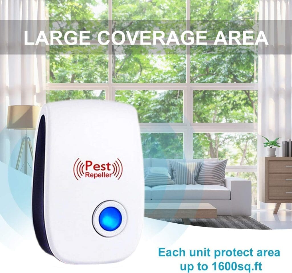 Ultrasonic Pest Repeller Pack of 6, Pest Control Ultrasonic Repellent Electronic Insects Rodents Repellent for Mosquito, Mouse, Cockroaches,Rats,Bug, Spider, Ant, Flies Ultrasonic Pest Repeller Pack of 6, Pest Control Ultrasonic Repellent Electronic Insects Rodents Repellent for Mosquito, Mouse, Cockroaches,Rats,Bug, Spider, Ant, Flies