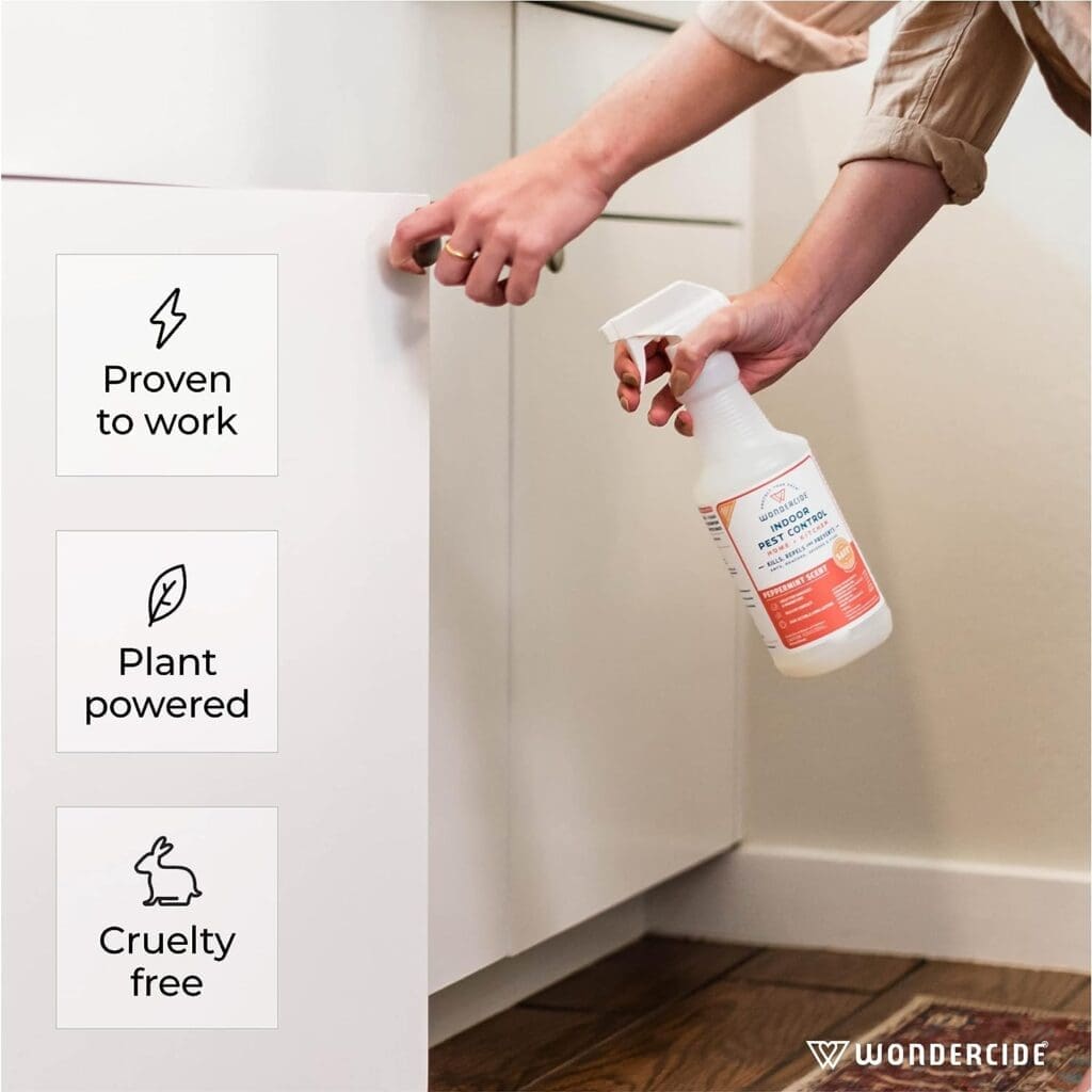 Wondercide - Indoor Pest Control Spray for Home and Kitchen - Ant, Roach, Spider, Fly, Flea, Bug Killer and Insect Repellent - with Natural Essential Oils - Pet and Family Safe— Peppermint 32 oz Wondercide - Indoor Pest Control Spray for Home and Kitchen - Ant, Roach, Spider, Fly, Flea, Bug Killer and Insect Repellent - with Natural Essential Oils - Pet and Family Safe— Peppermint 32 oz
