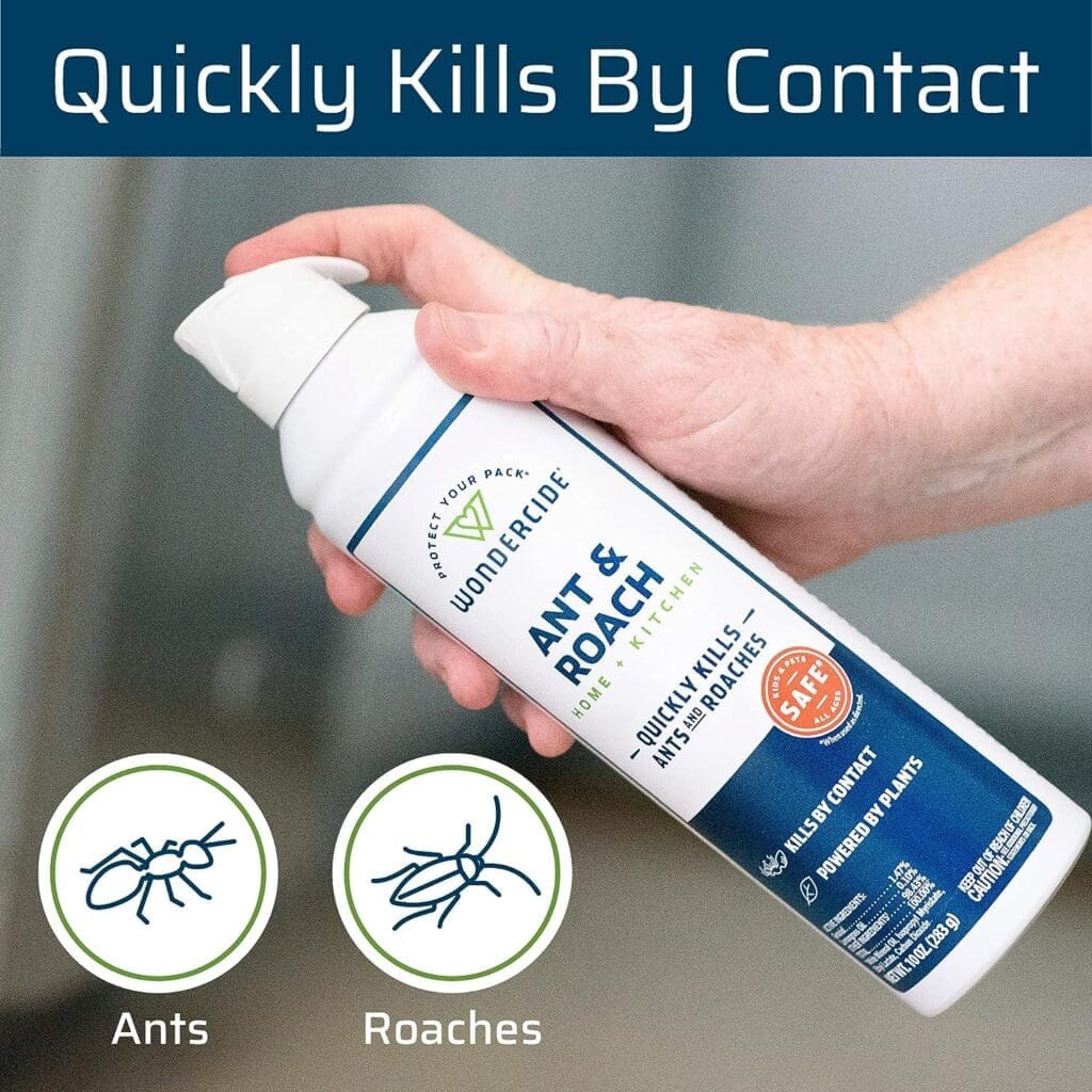 Wondercide - Mosquito Fly and Ant Roach Killer Aerosol Spray Bundle - Kills Bugs with Natural Essential Oils - Pet and Family Safe - for Indoor and Outdoor Areas - 10 oz - 2 Pack Wondercide - Mosquito Fly and Ant Roach Killer Aerosol Spray Bundle - Kills Bugs with Natural Essential Oils - Pet and Family Safe - for Indoor and Outdoor Areas - 10 oz - 2 Pack